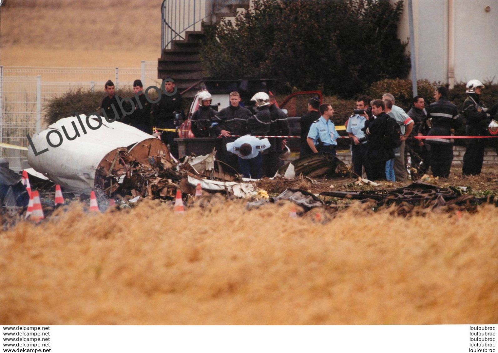 CRASH DU CONCORDE A GONESSE 07/2000 PHOTO DE PRESSE AGENCE  ANGELI 27 X 18 CM V17 - Luftfahrt