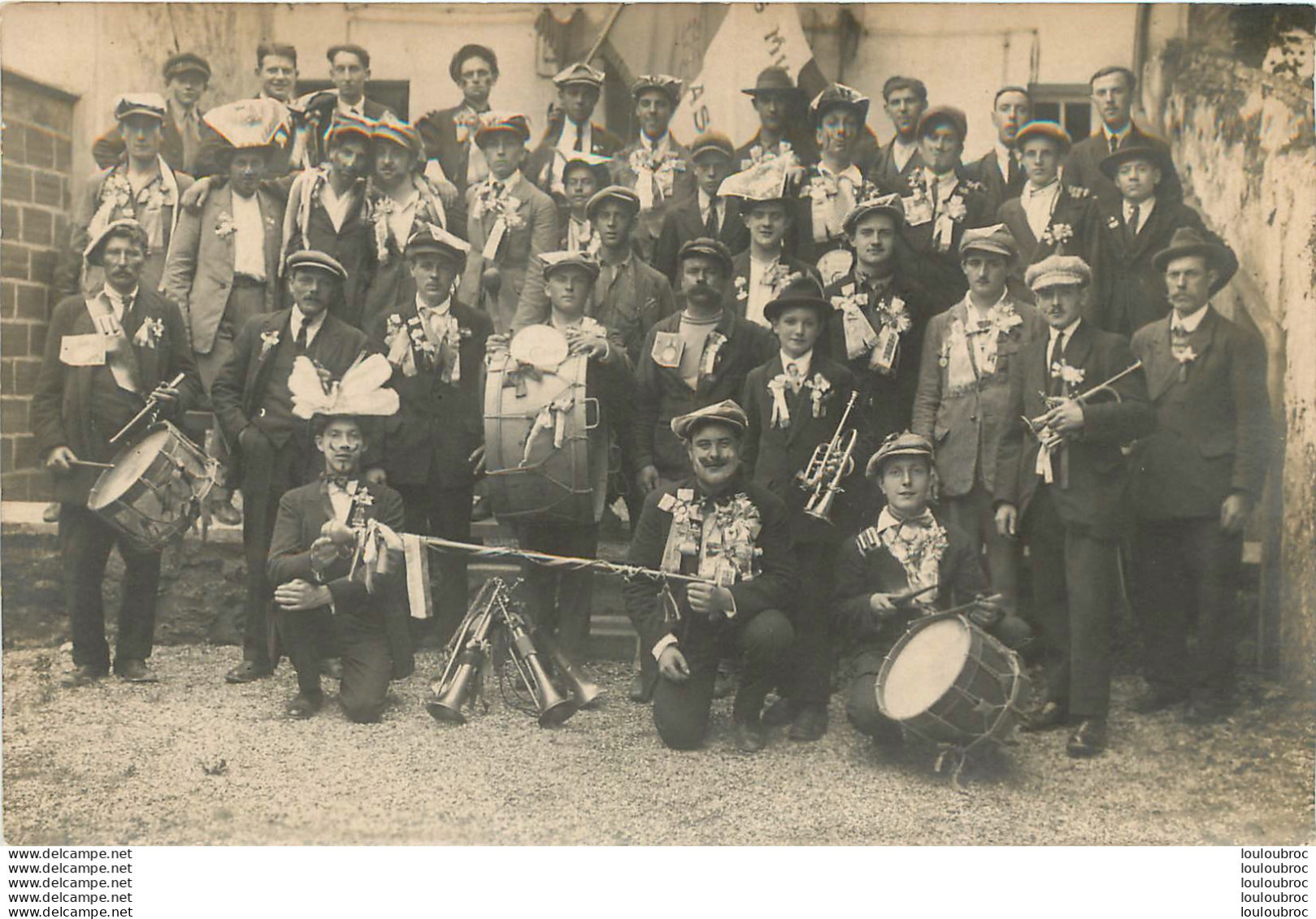 CARTE PHOTO CONSCRITS FANFARE - Da Identificare