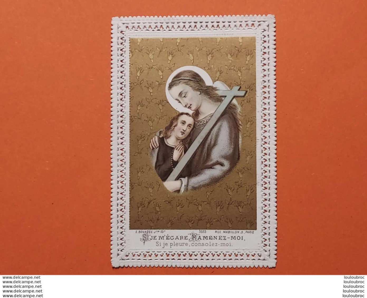 CANIVET IMAGE RELIGIEUSE DENTELEE  EDITION BOUASSE JEUNE Ref1 - Andachtsbilder