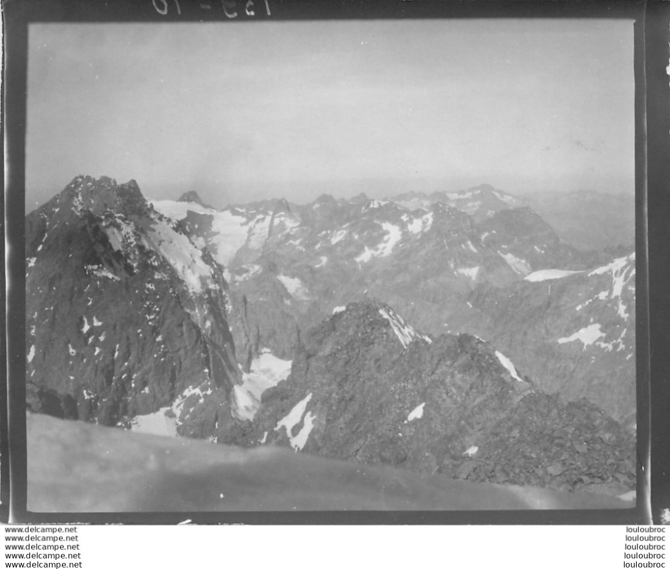 ALPES FRANCE OU SUISSE  MONTAGNE 1900 PHOTO ORIGINALE 13 X 10 CM  L12 - Orte