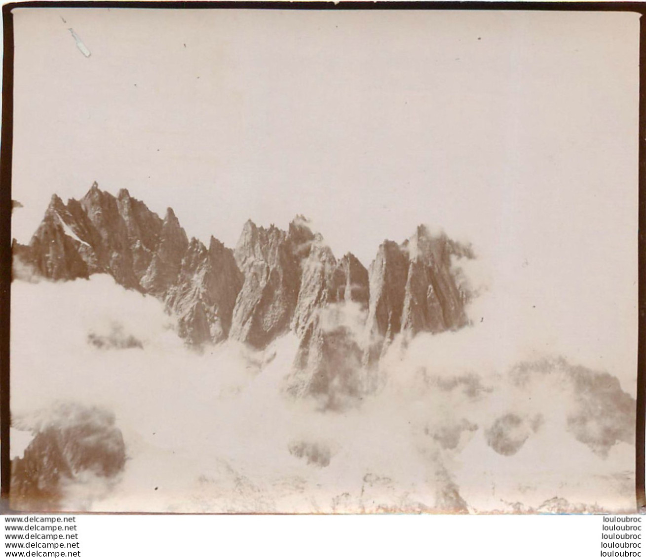 ALPES FRANCE OU SUISSE  MONTAGNE  1900 PHOTO ORIGINALE 13 X 10 CM  L51 - Plaatsen