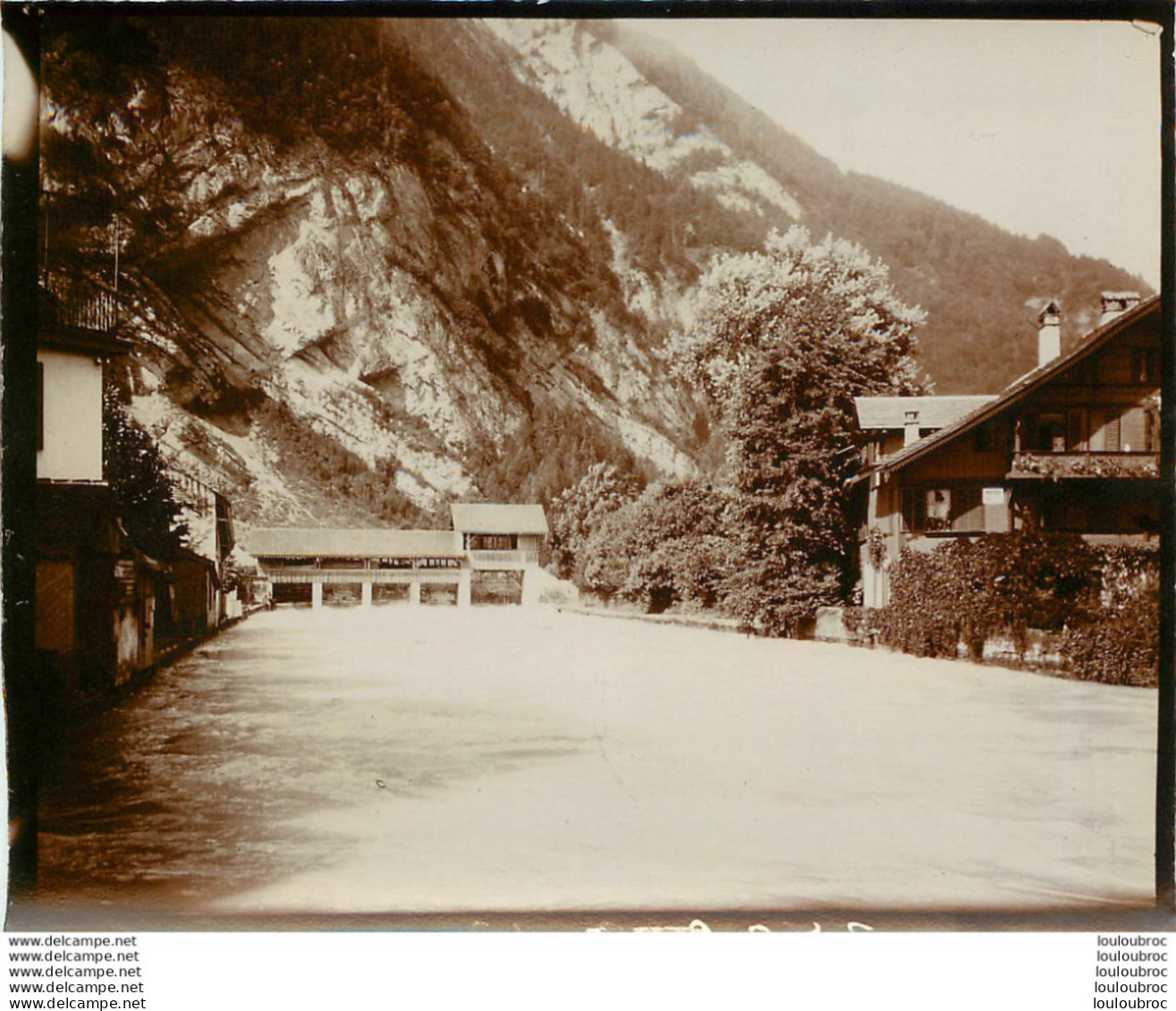 ALPES FRANCE OU SUISSE  ALPINISME PHOTO ORIGINALE 13 X 10 CM N13 - Orte