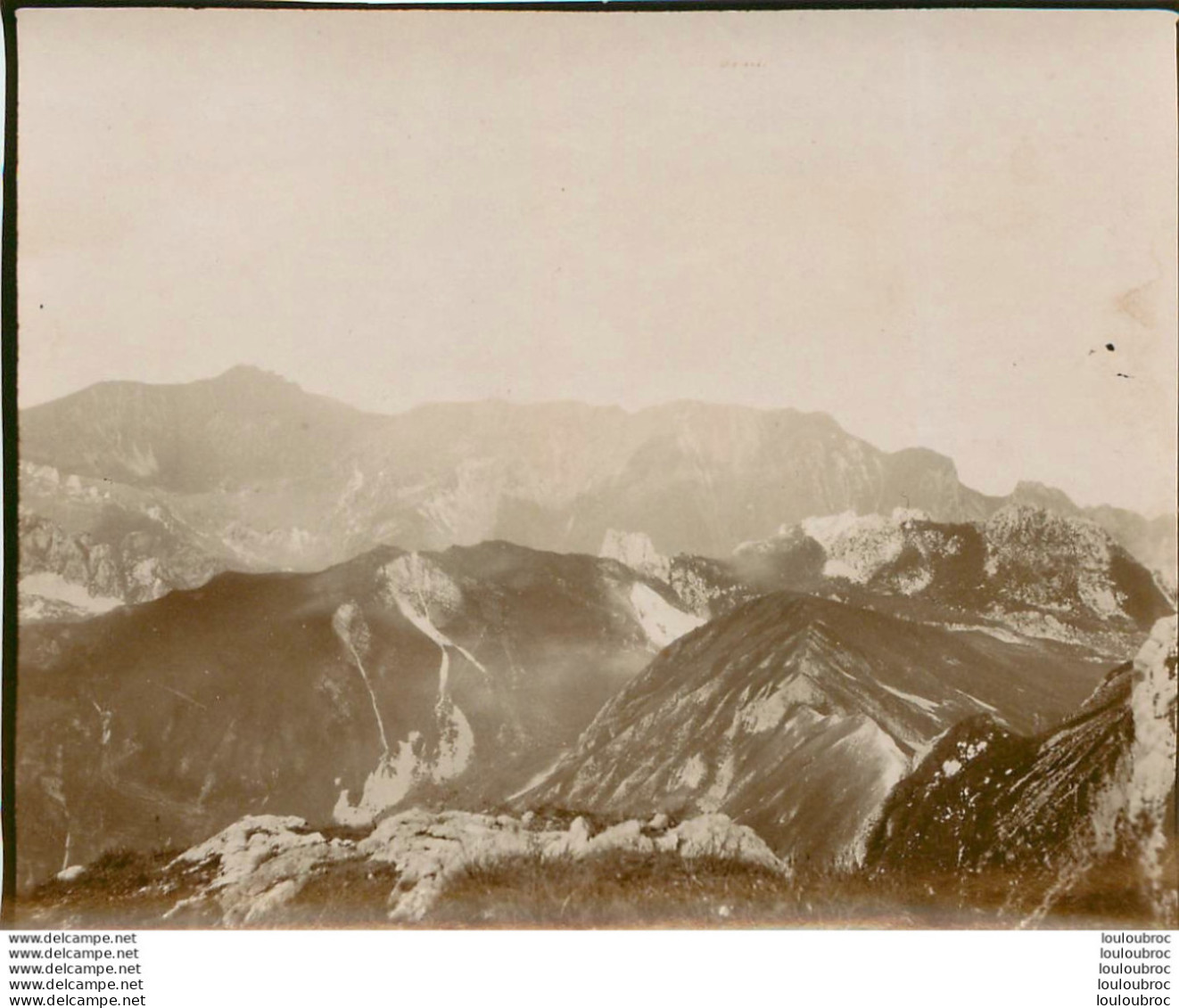 ALPES FRANCE OU SUISSE  1900 PHOTO ORIGINALE 13 X 10 CM   M66 - Orte