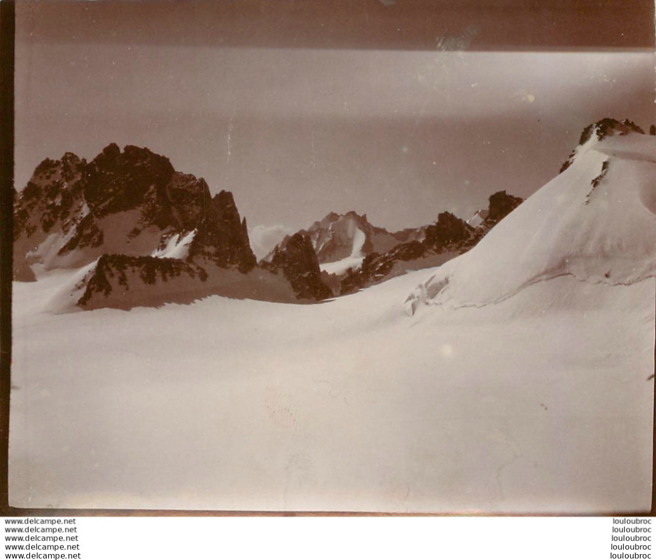 ALPES FRANCE OU SUISSE  MONTAGNE  1900 PHOTO ORIGINALE 13 X 10 CM  L15 - Orte