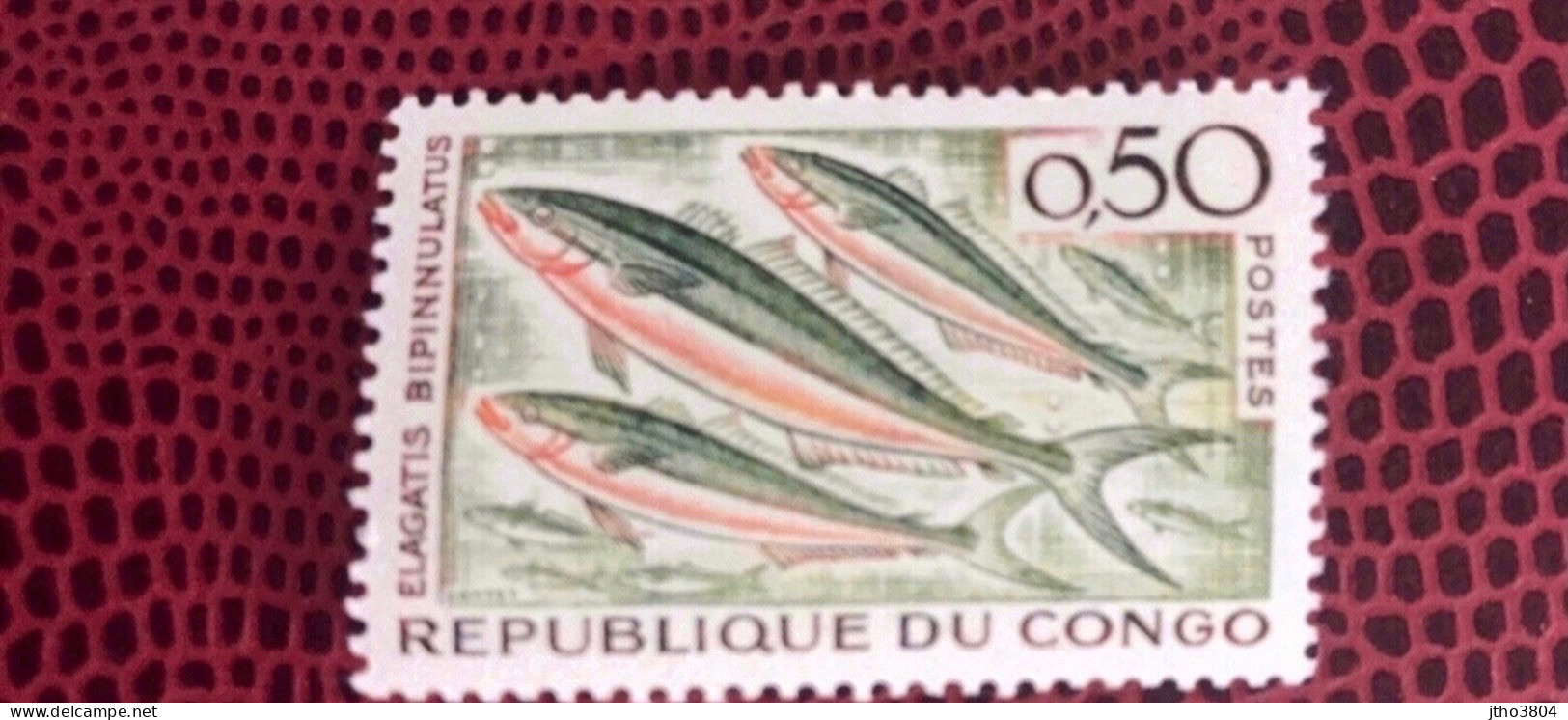 CONGO RDC 1961 BRAZAVILLE KINSHASA 4v Neuf MNH ** Mi 13 YT 142 Pesce Poisson Fish Pez Fische - Fishes