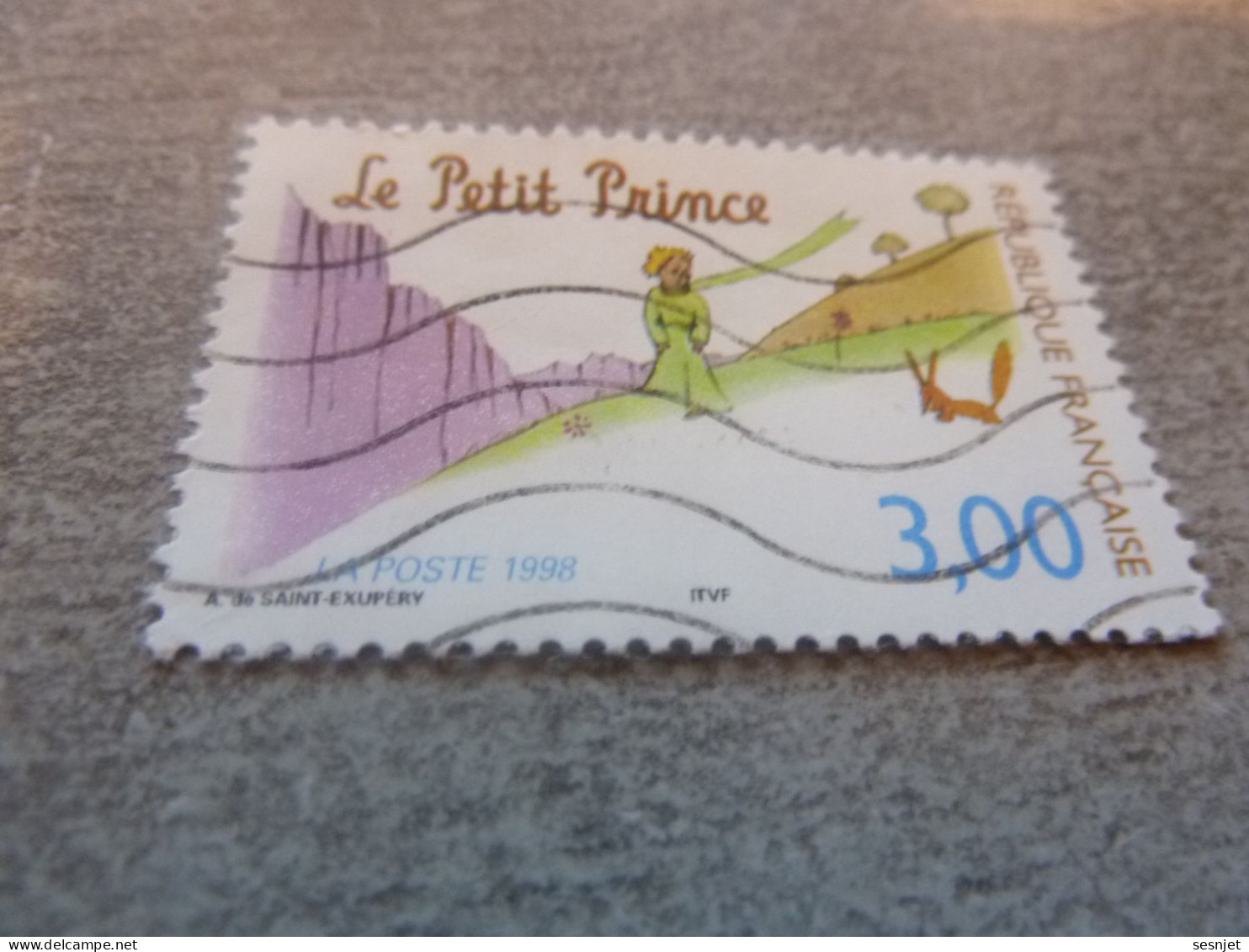Le Petit Prince Avec Le Renard - 3f.- Yt 3176 - Multicolore - Oblitéré - Année 1998 - - Used Stamps