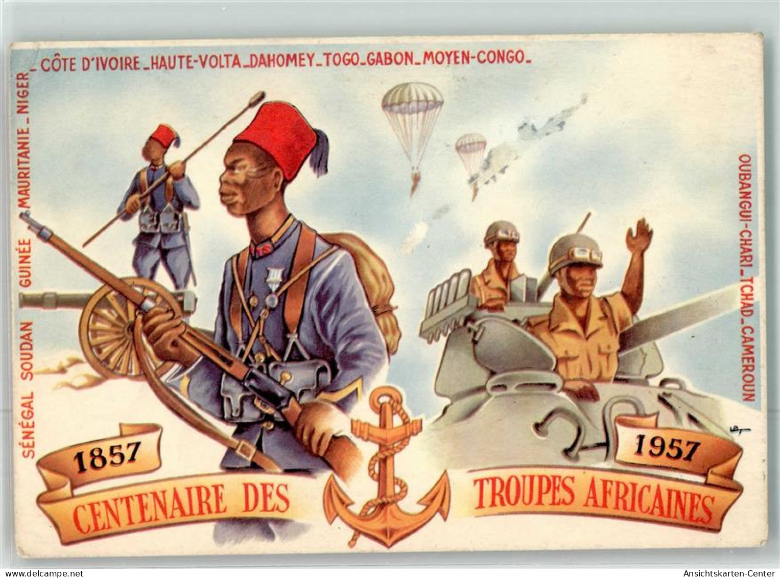 13278506 - Centenaire Des Troupes Africaines Sign. - Cameroun