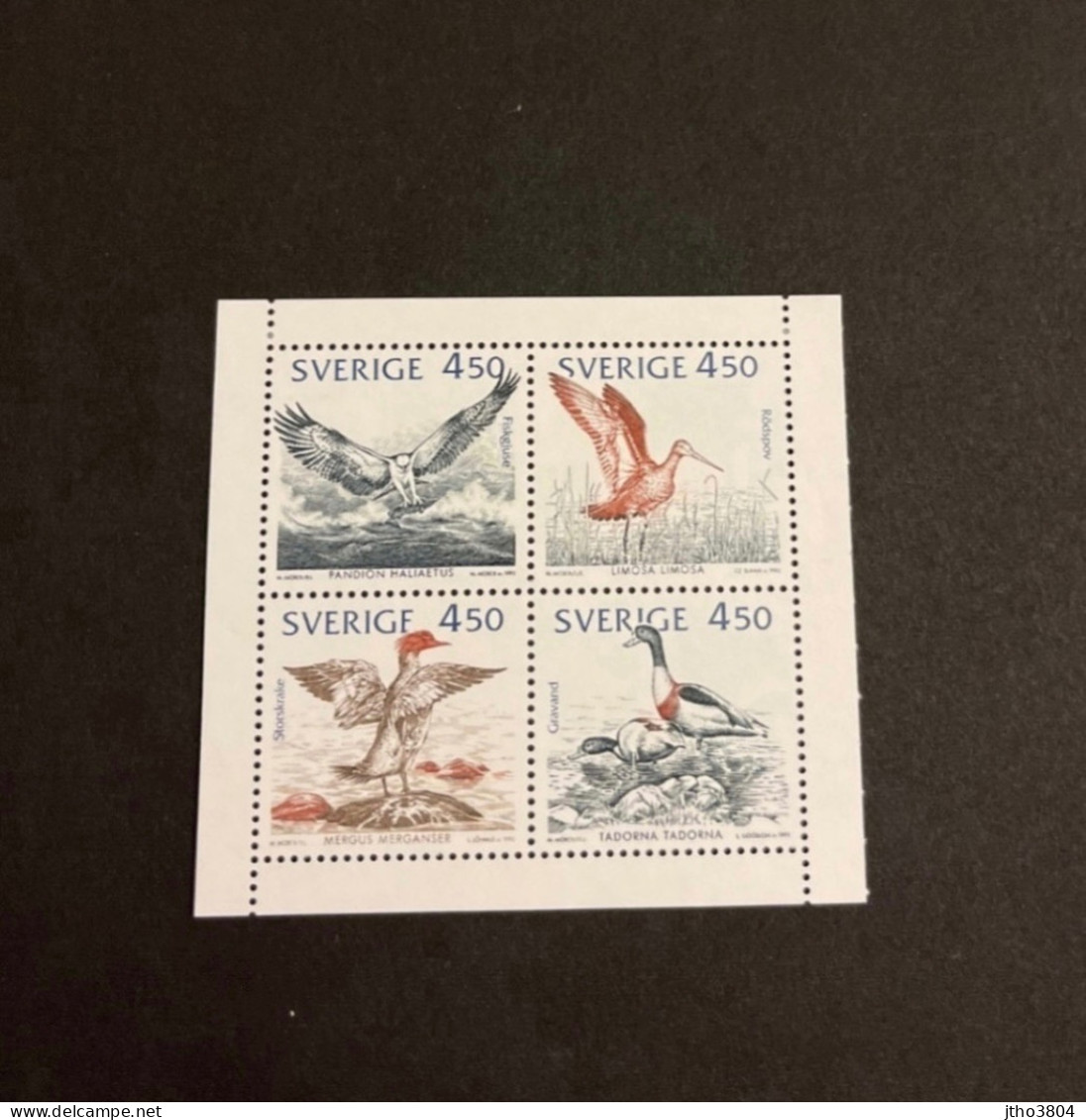 SUEDE 1992 4v Neuf MNH ** YT Mi 1742 1745 Pájaro Bird Pássaro Vogel Ucello Oiseau SWEDEN - Sonstige & Ohne Zuordnung