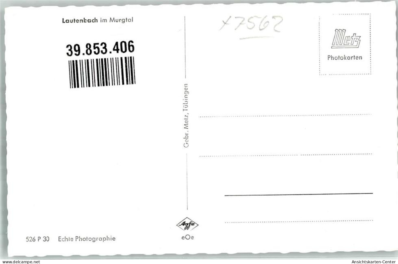 39853406 - Lautenbach , Murgtal - Gernsbach