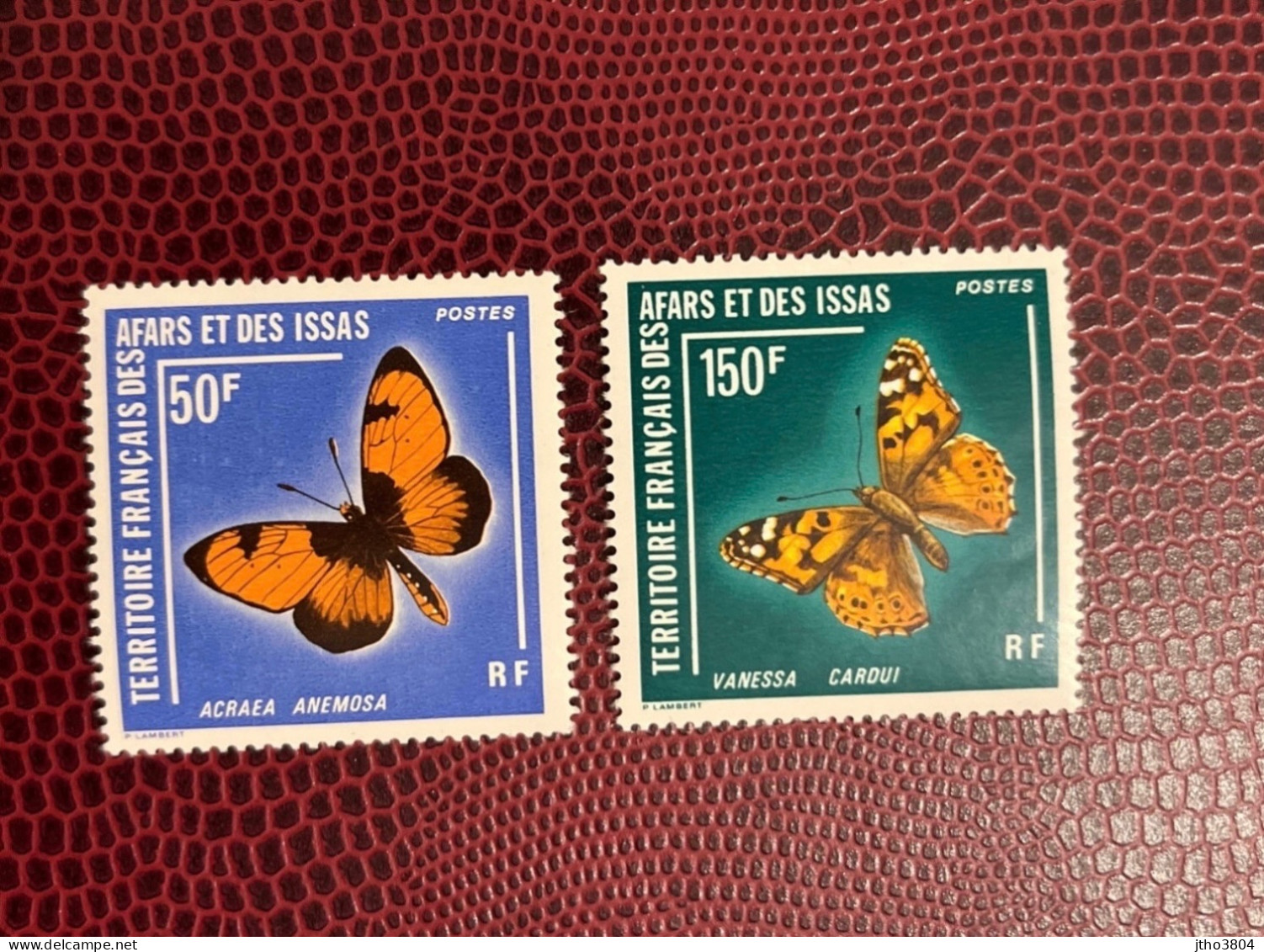 AFARS ET ISSAS 1976 2v Neuf MNH ** Mi YT 438 439 Mariposa Butterfly Borboleta Schmetterlinge Farfalla - Papillons