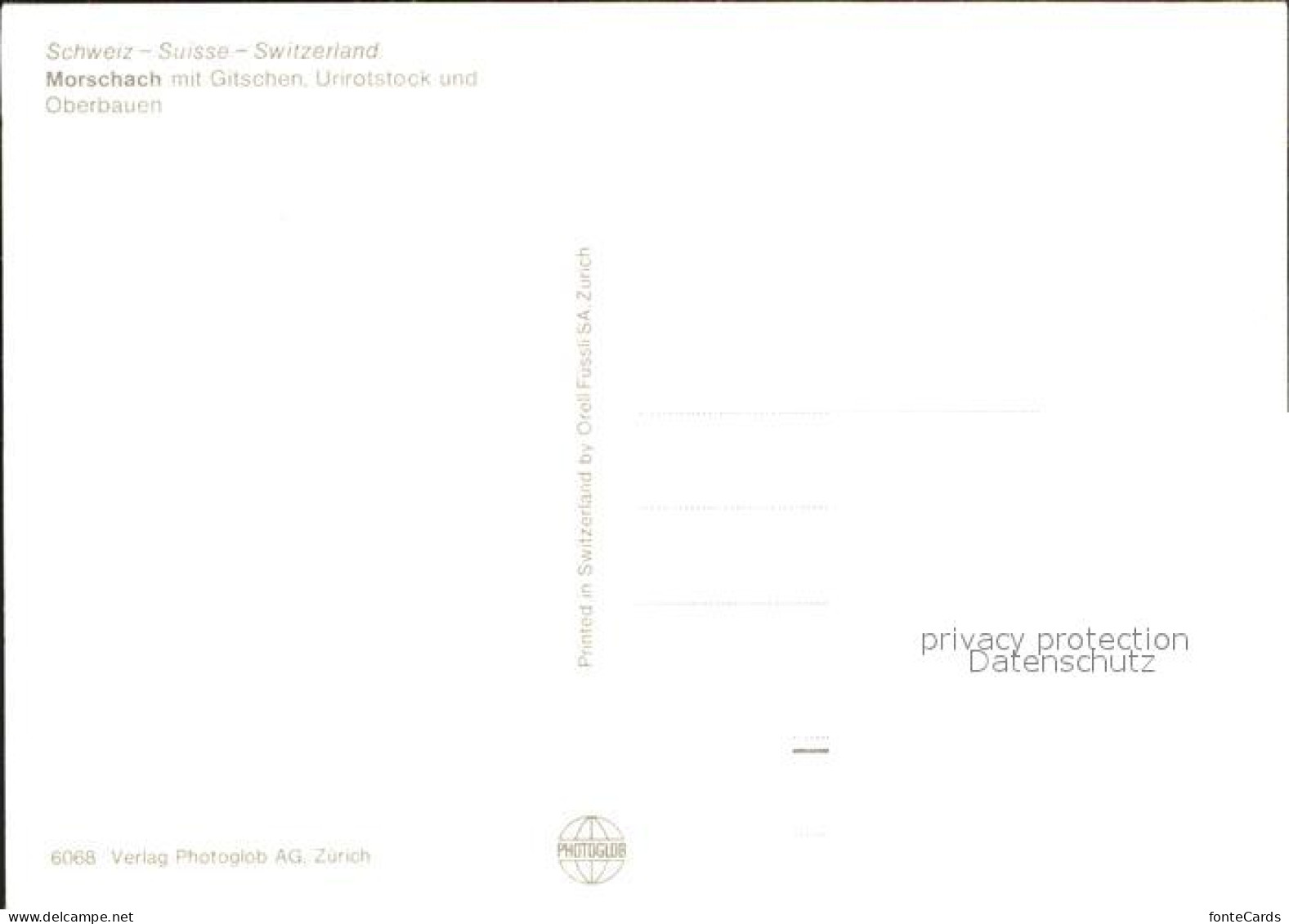 11880424 Morschach Mit Gitschen Urirotstock Und Oberbauen Morschach - Sonstige & Ohne Zuordnung