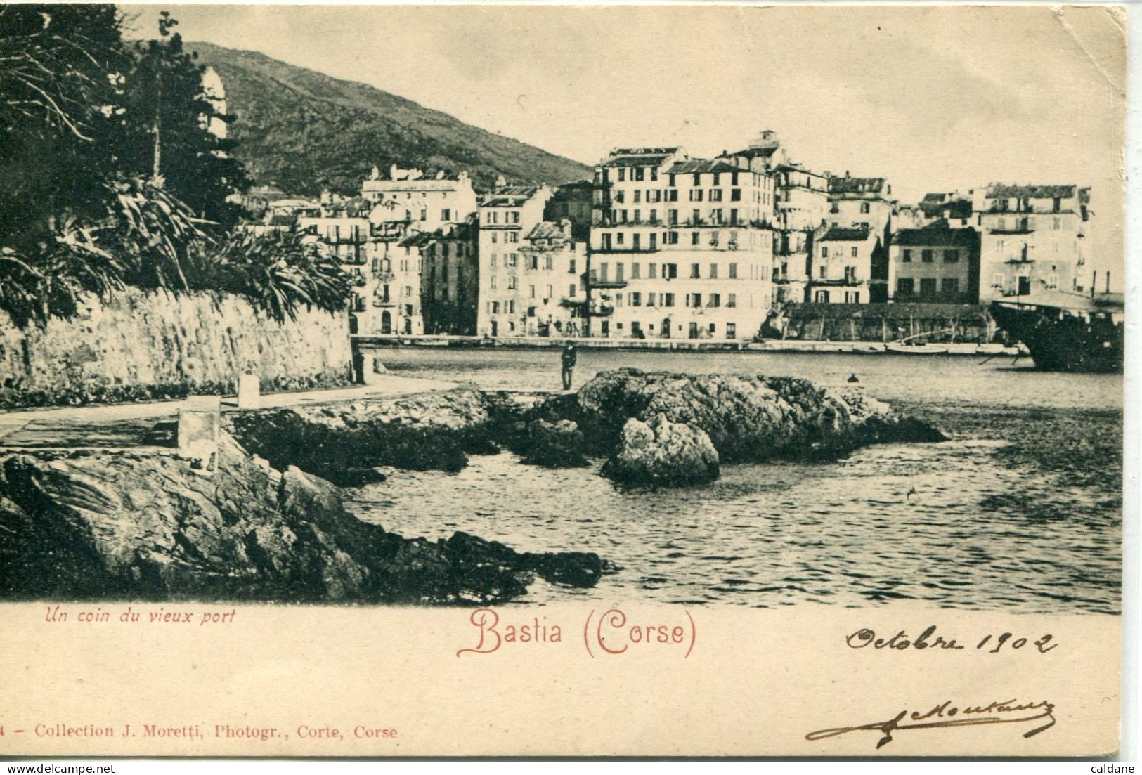 -2B-CORSE- BASTIA -    Un Coin Du Vieux Port.       Collection. J.Moretti,Corté.    N°:34 - Hotels & Restaurants