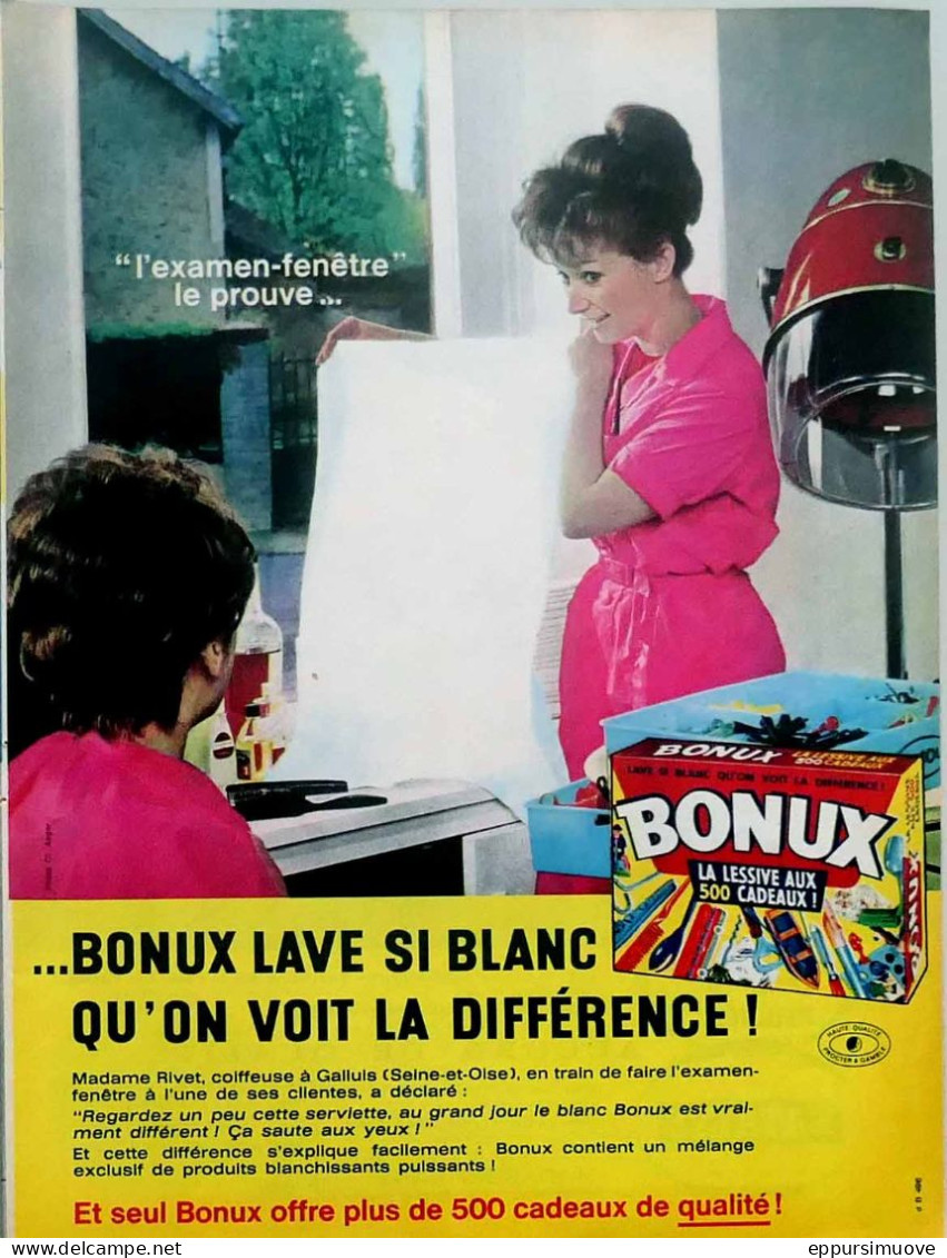 Publicité Papier  LESSIVE BONUX Mai 1964 FAC 992 - Publicités