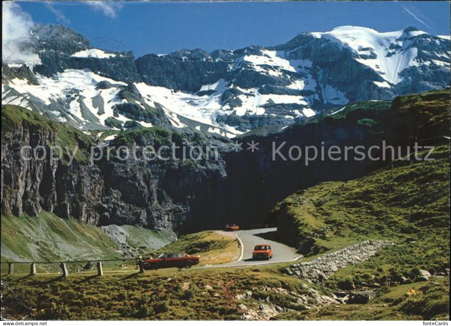 11880253 Klausenpass Mit Klausenstrasse Klus Mit Clariden Klausenpass - Otros & Sin Clasificación