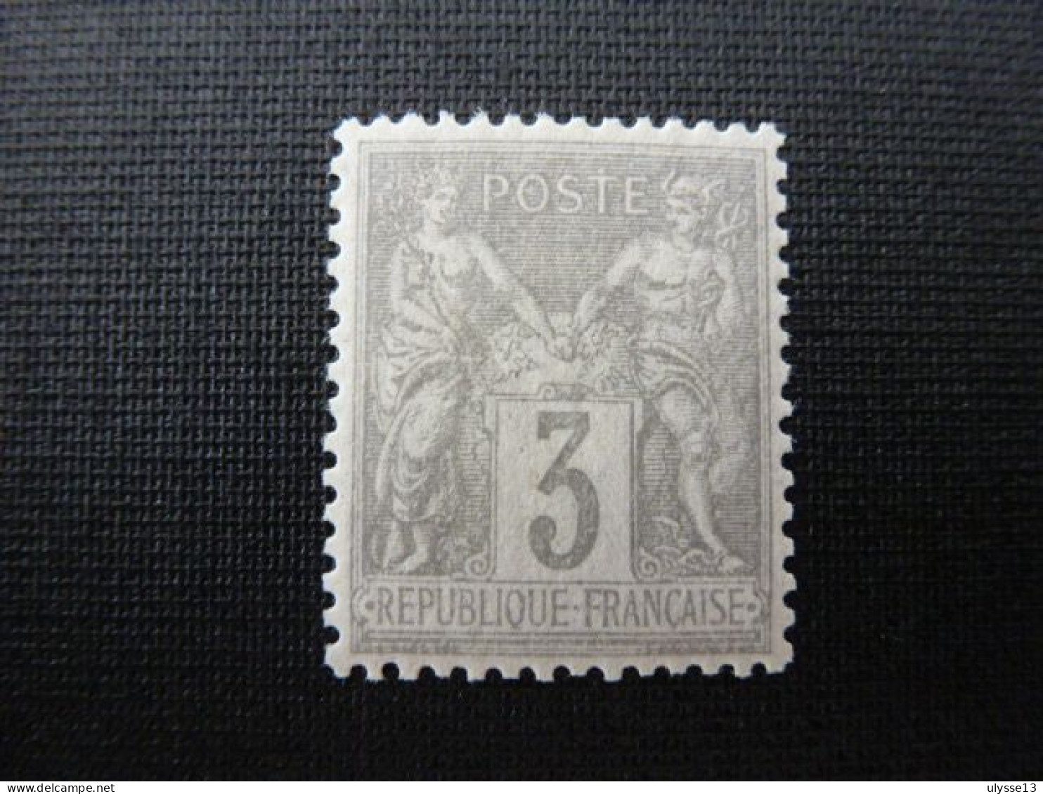 N°86 - 3c Bistre Jaune Neuf Charnière (15% De La Cote) - 1876-1898 Sage (Type II)