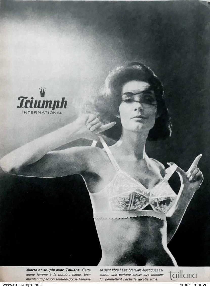 Publicité Papier  LINGERIE TRIUMPH Mai 1964 FAC 992 - Advertising