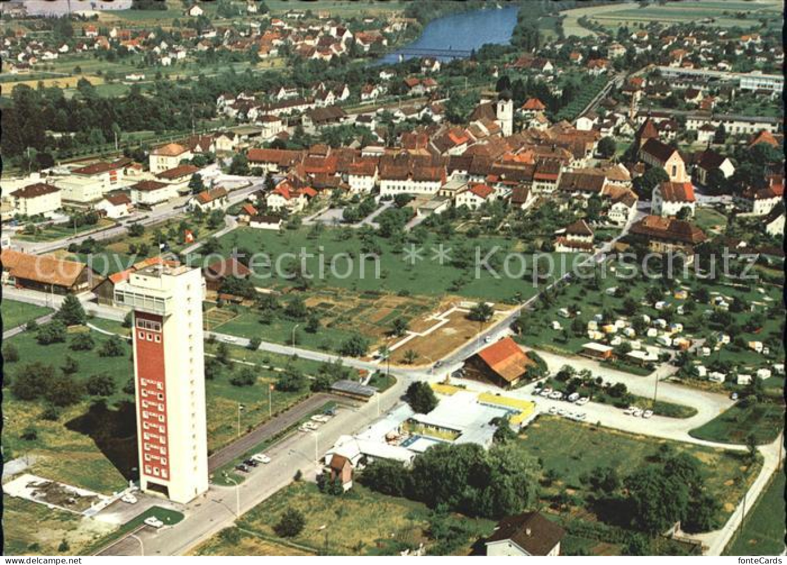 11880148 Zurzach Fliegeraufnahme Bad Zurzach - Sonstige & Ohne Zuordnung