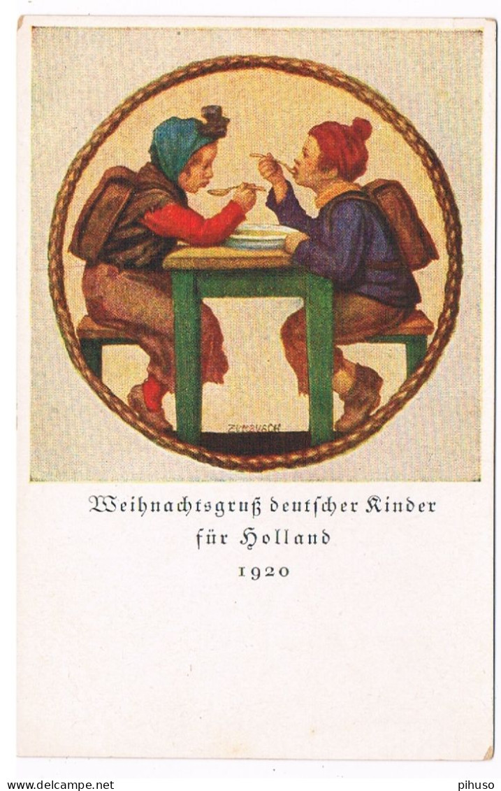 ILL-853  Weihnachtsgruss Deutscher Kinder Für Holland 1920 - 1900-1949
