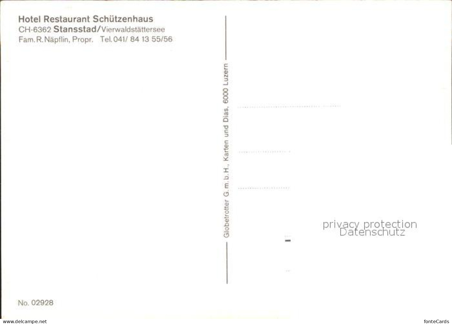 11880113 Stansstad Hotel Restaurant Schuetzenhaus Liegewiese Stansstad - Sonstige & Ohne Zuordnung
