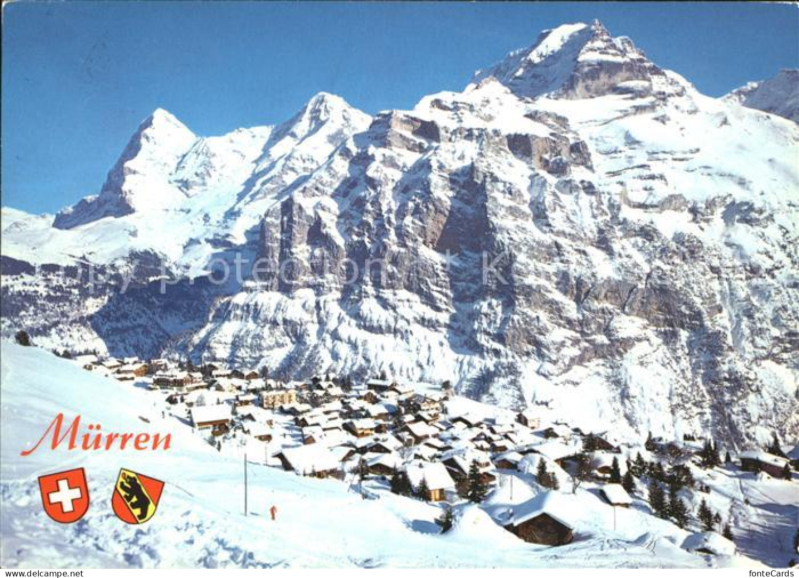 11880092 Muerren BE Mit Eiger Moench Jungfrau Muerren - Sonstige & Ohne Zuordnung