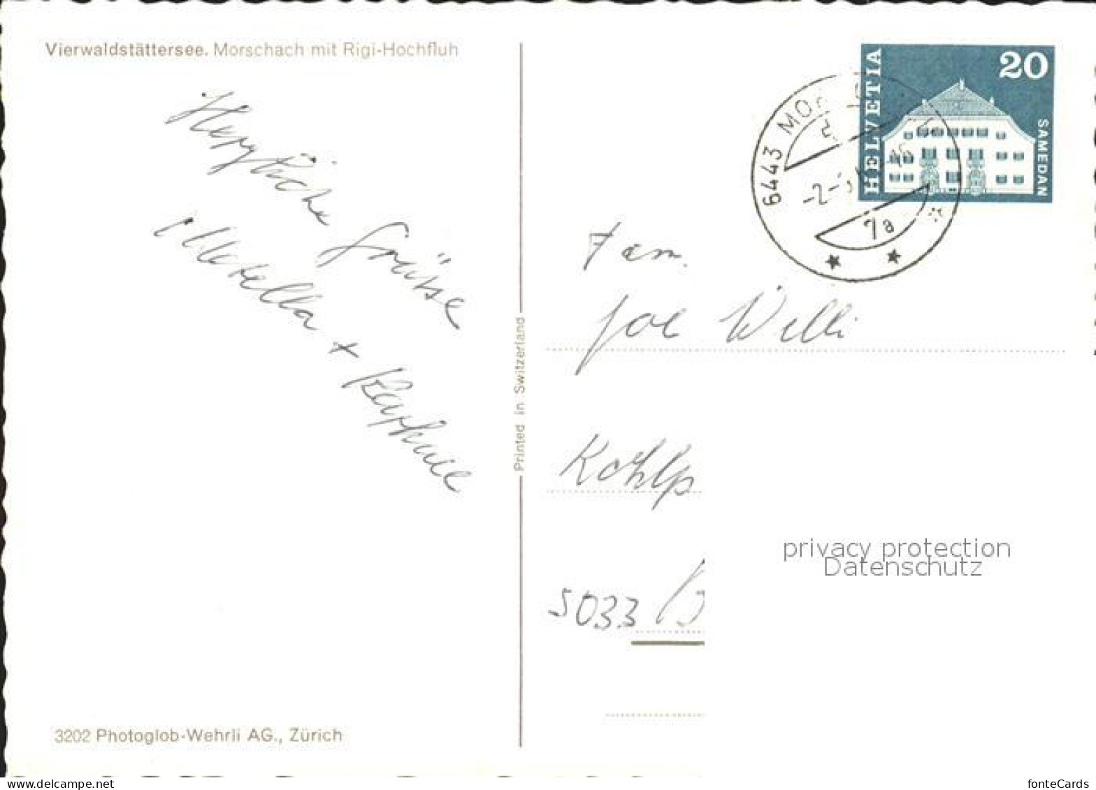 11879304 Morschach Vierwaldstaettersee Rigi Hochfluh Morschach - Otros & Sin Clasificación