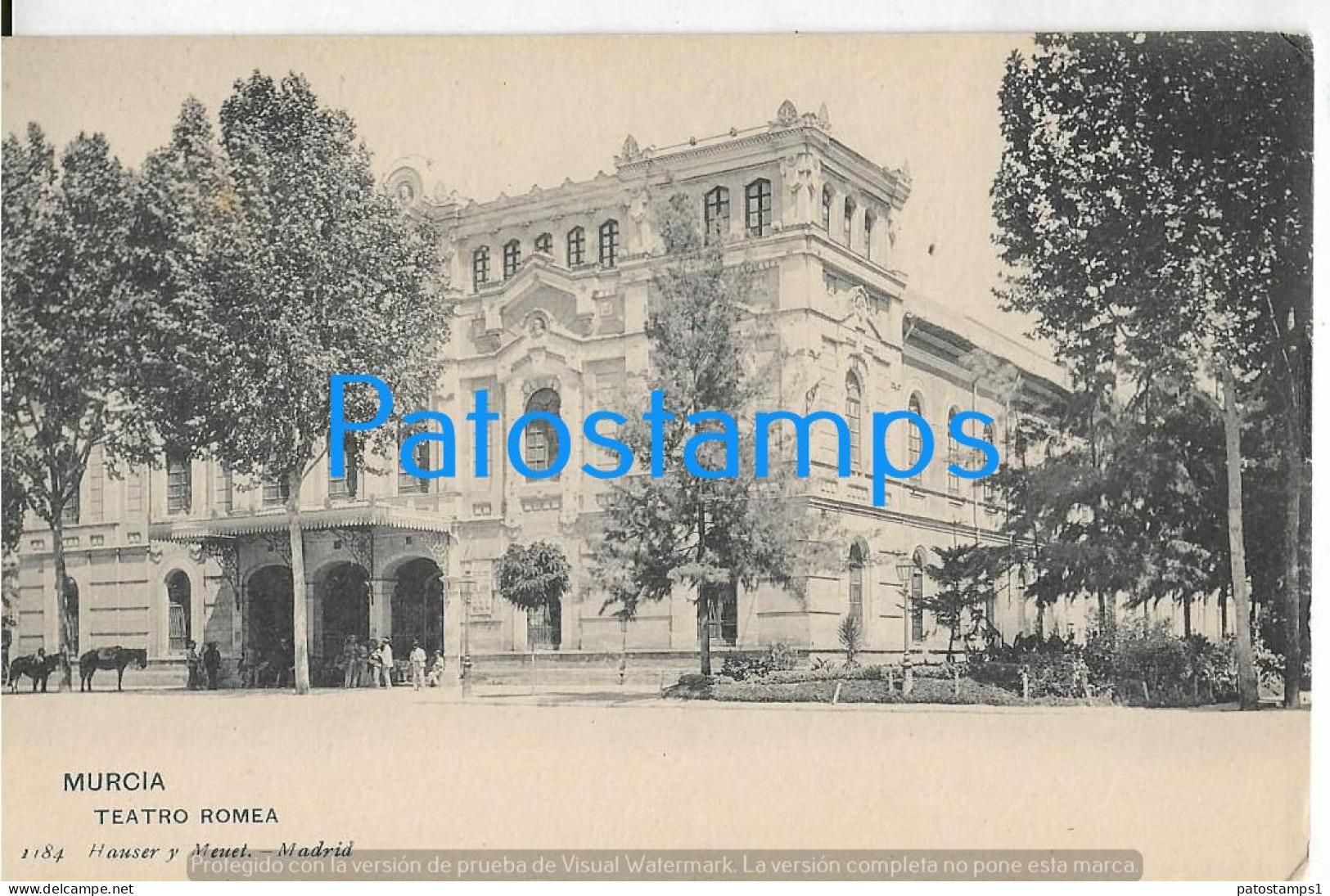 227965 SPAIN ESPAÑA TEATRO ROMEA POSTAL POSTCARD - Sonstige & Ohne Zuordnung