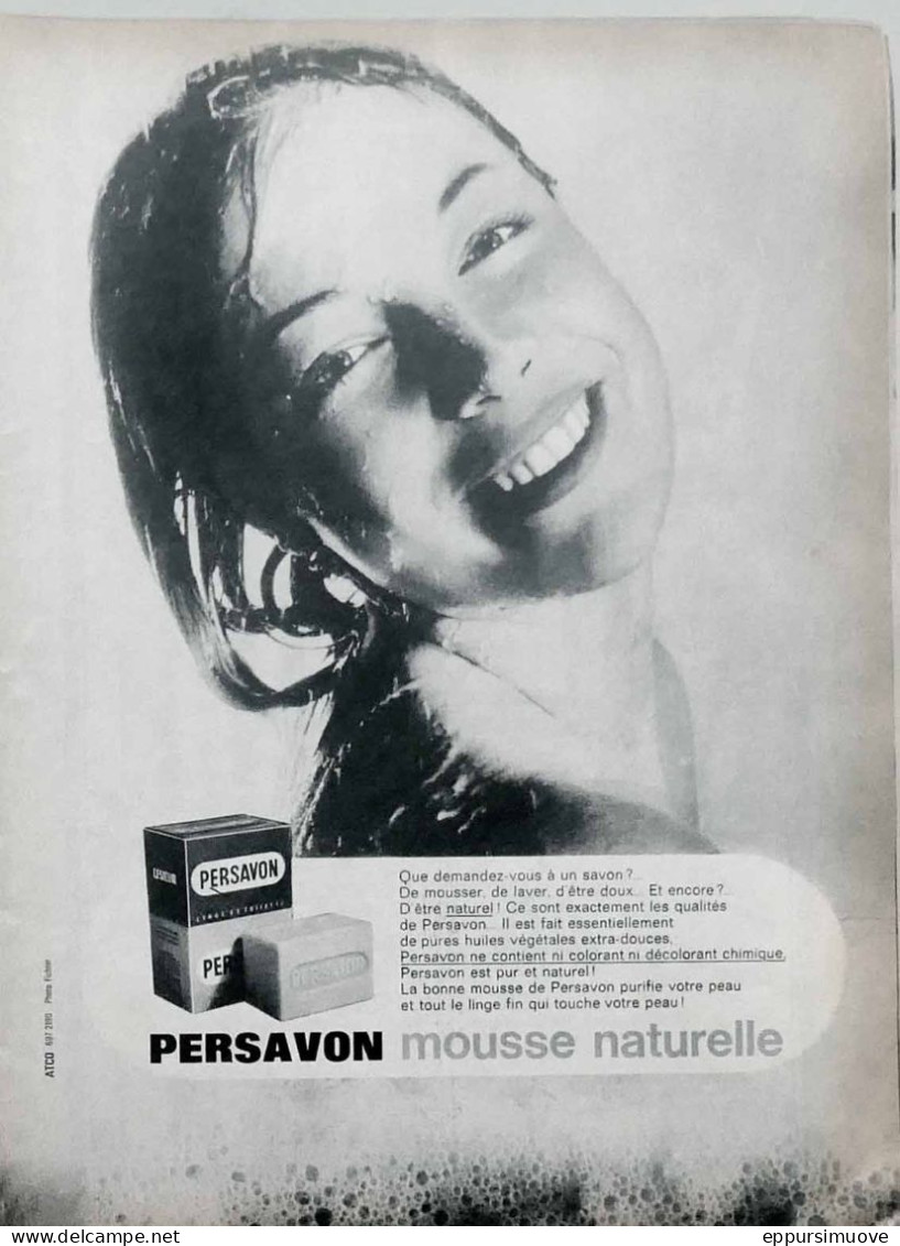 Publicité Papier  SAVON PERSAVON Mai 1964 FAC 994 - Werbung