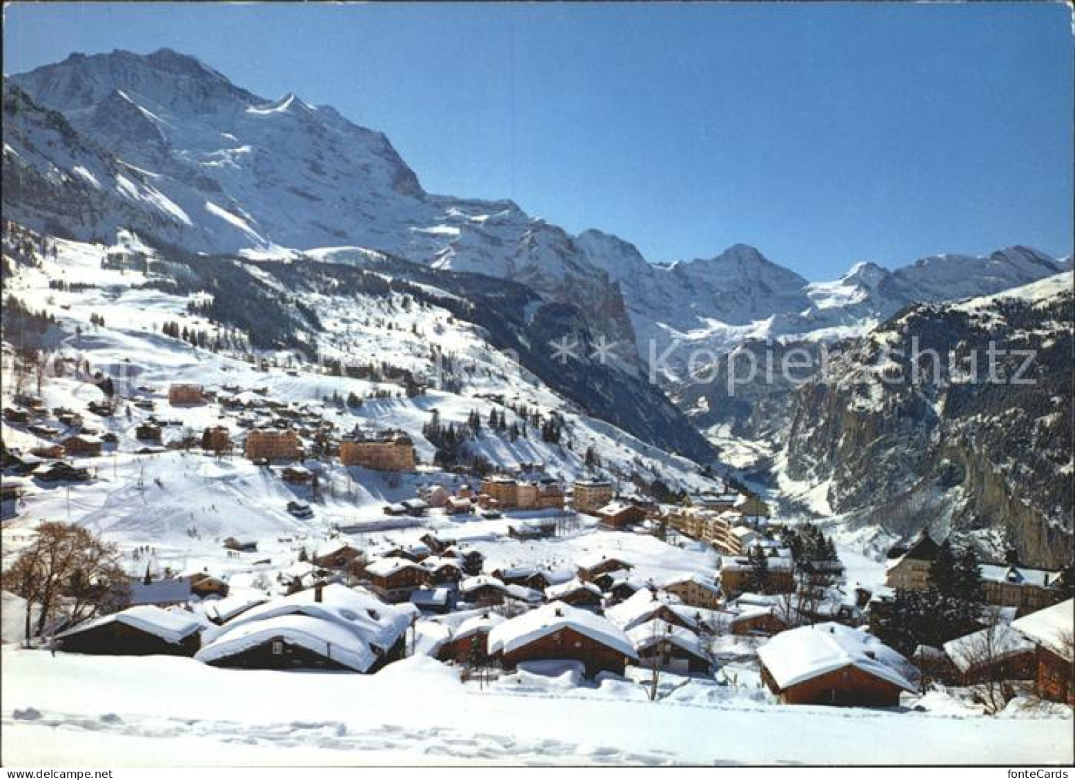 11879268 Wengen BE Jungfrau Breithornkette Wintersportzentrum Wengen - Sonstige & Ohne Zuordnung