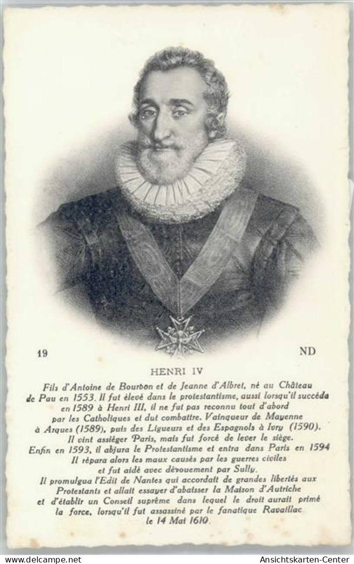 51000806 - Koenig Henri IV - Familles Royales