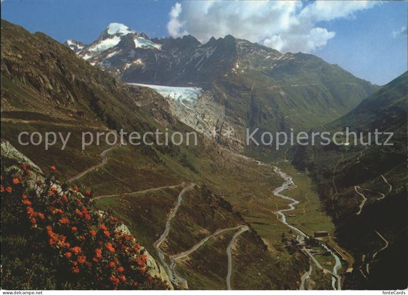 11879171 Furkapass Gletsch Grimselpass Rhonegletscher Galenstock Furka - Otros & Sin Clasificación