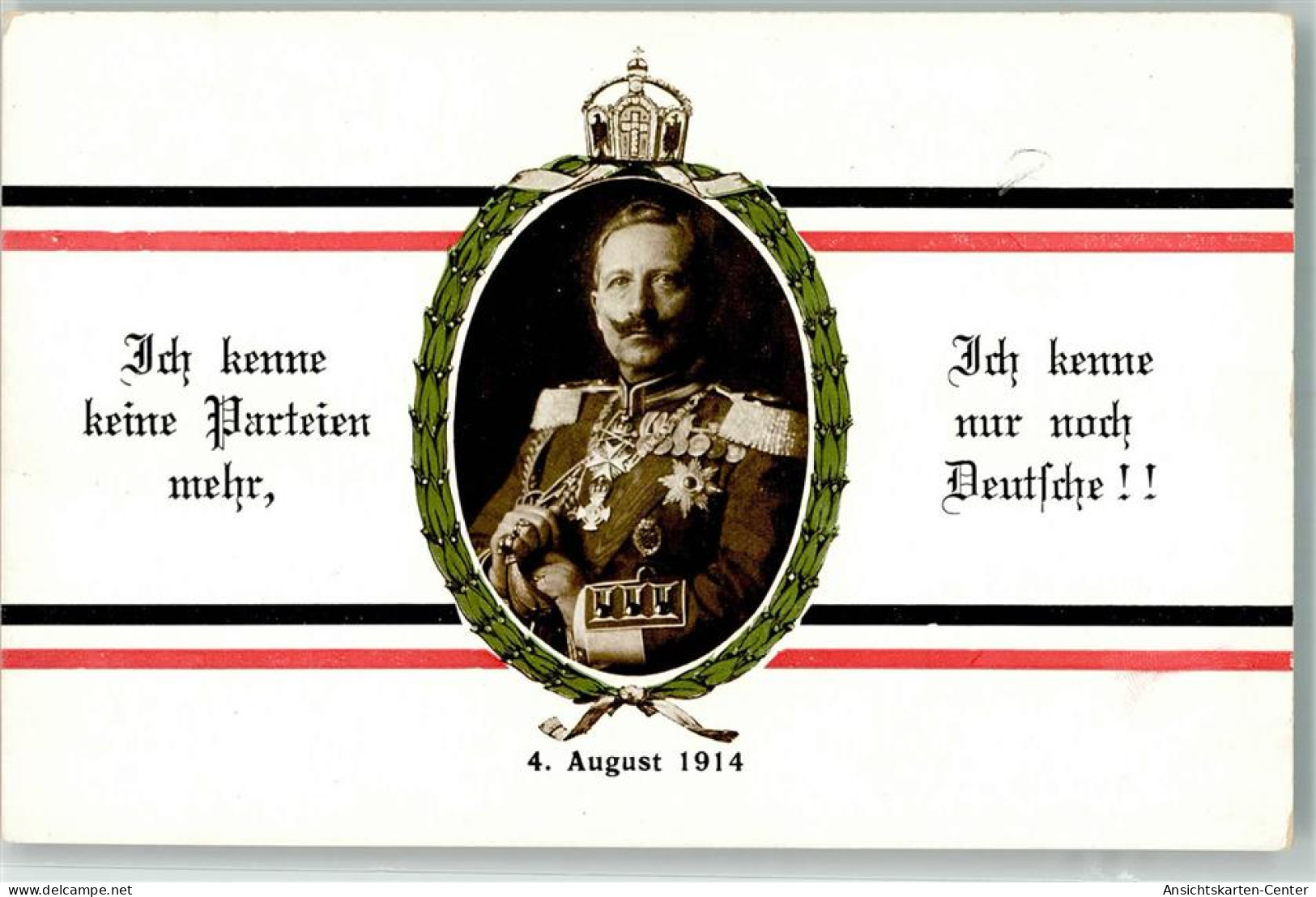 39627306 - Passepartout  Patriotik WK I  Kriegspostkarte Nr. 6 - Königshäuser