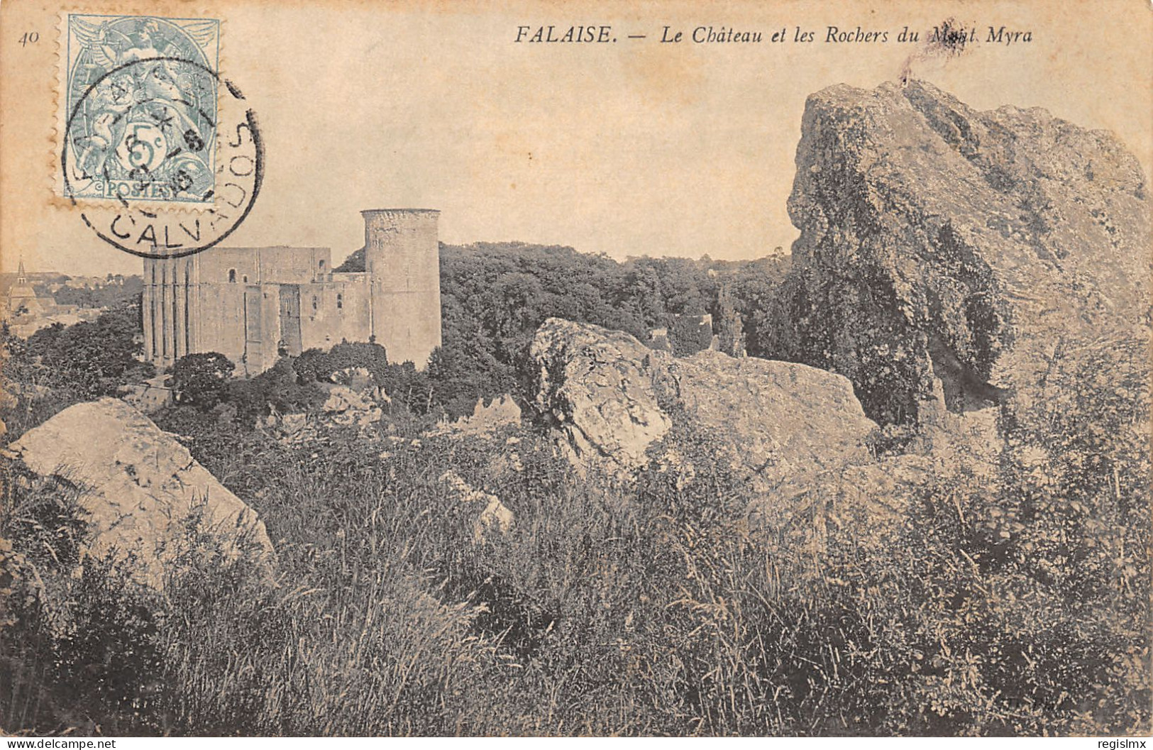 14-FALAISE-LE CHÂTEAU-N°2031-E/0261 - Falaise