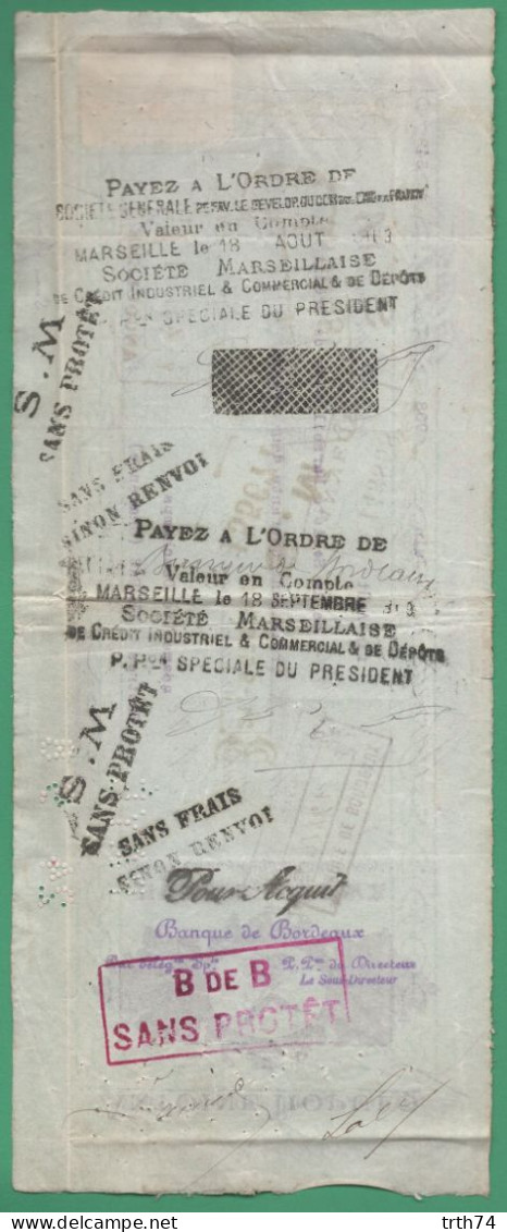 Algérie Mirabeau Usine à Vapeur Huile D' Olive 13 Marseille Antoine Tiopulo ( Logo Gravure De L' Usine Et Rapace ) 1908 - Straßenhandel Und Kleingewerbe