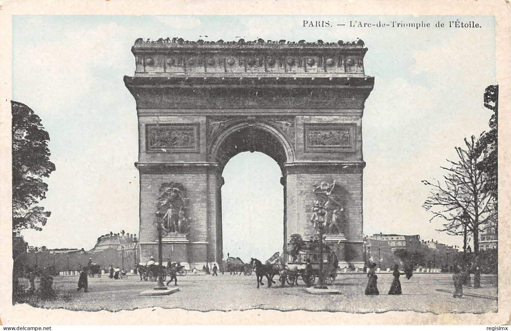 75-PARIS-L ARC DE TRIOMPHE-N°2032-A/0007 - Triumphbogen