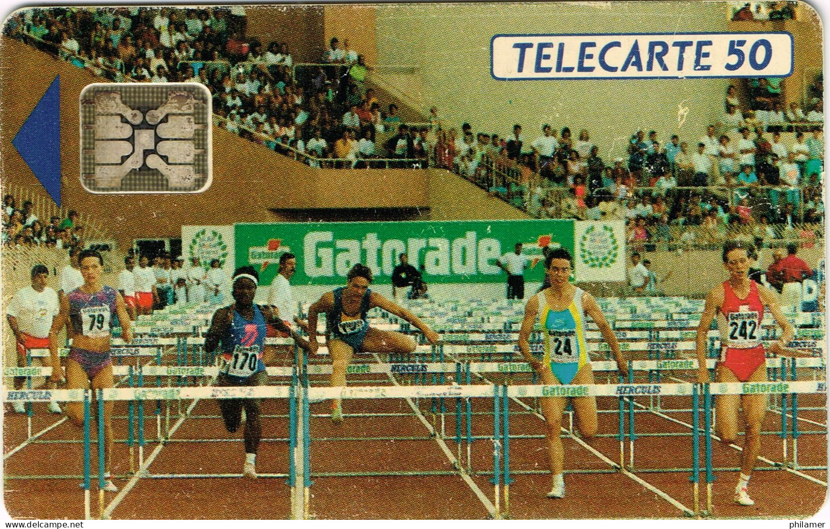 MONACO France French Telecarte Phonecard MF24 Herculis 92 Sport Athletisme Course A Pied Obstacles UT BE - Mónaco