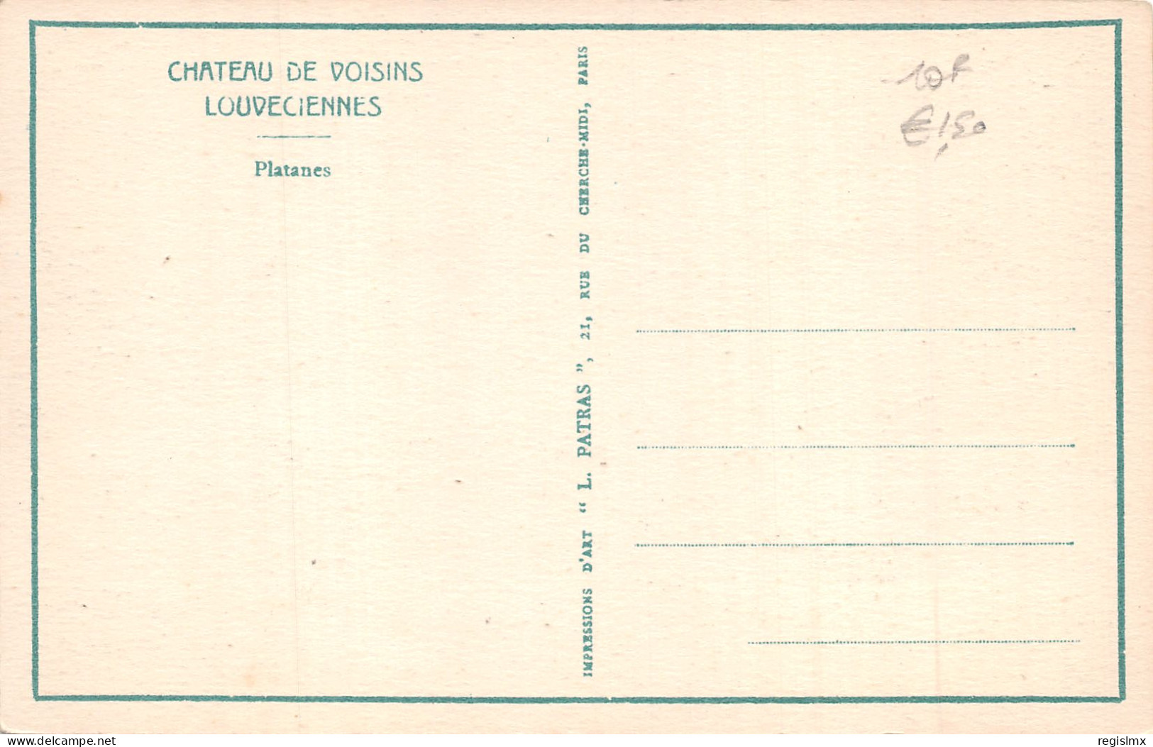 78-LOUVECIENNES-CHÂTEAU DE VOISINS-N°2032-F/0151 - Louveciennes