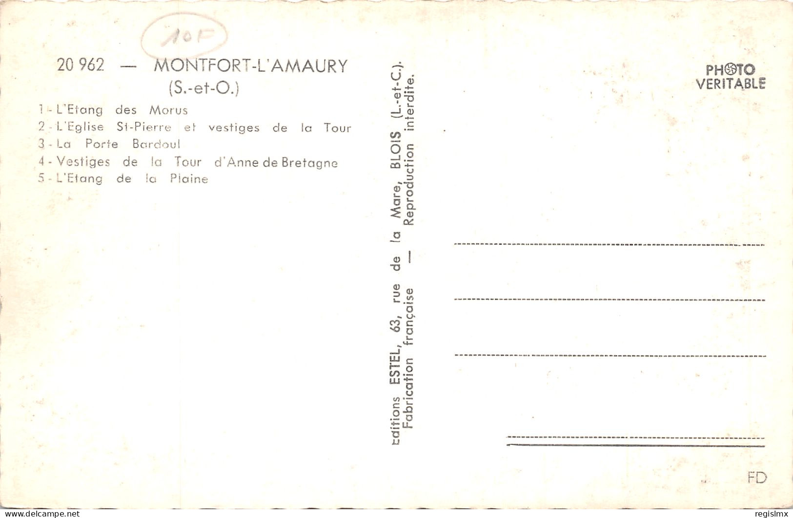 78-MONTFORT L AMAURY-N°2032-F/0099 - Montfort L'Amaury