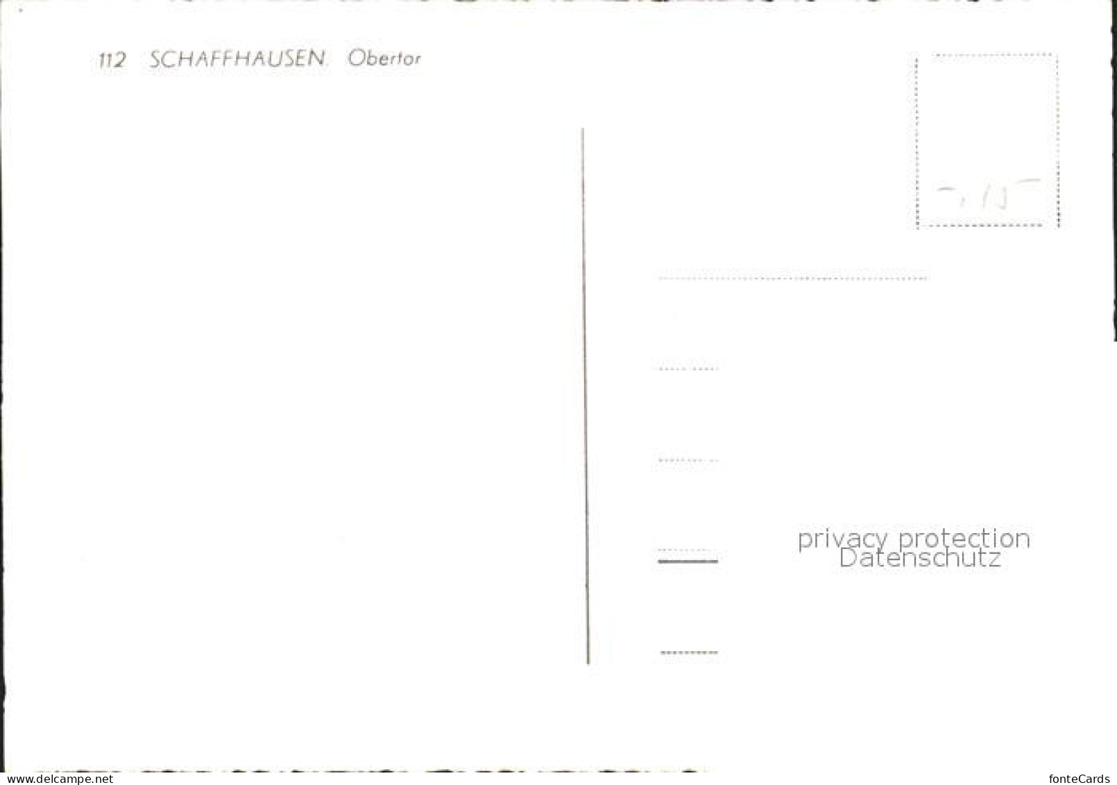 11878881 Schaffhausen SH Obertor Schaffhausen - Andere & Zonder Classificatie