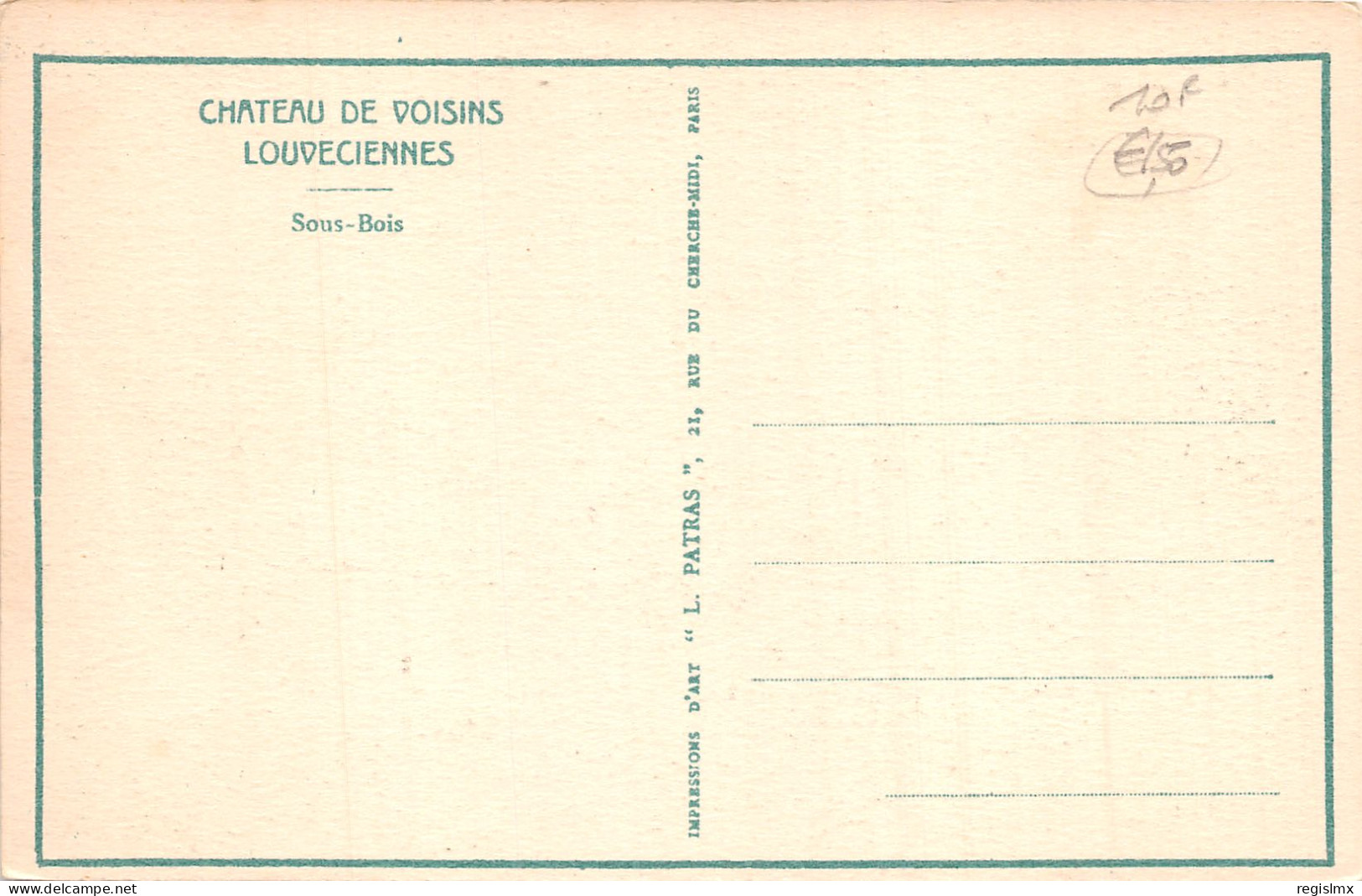 78-LOUVECIENNES-SOUS BOIS-N°2032-G/0217 - Louveciennes