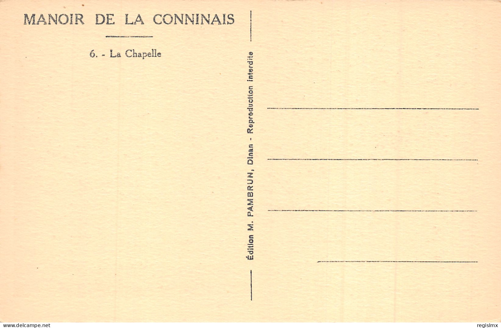 22-DINAN-MANOIR DE LA CONNINAIS-N°2033-B/0219 - Dinan