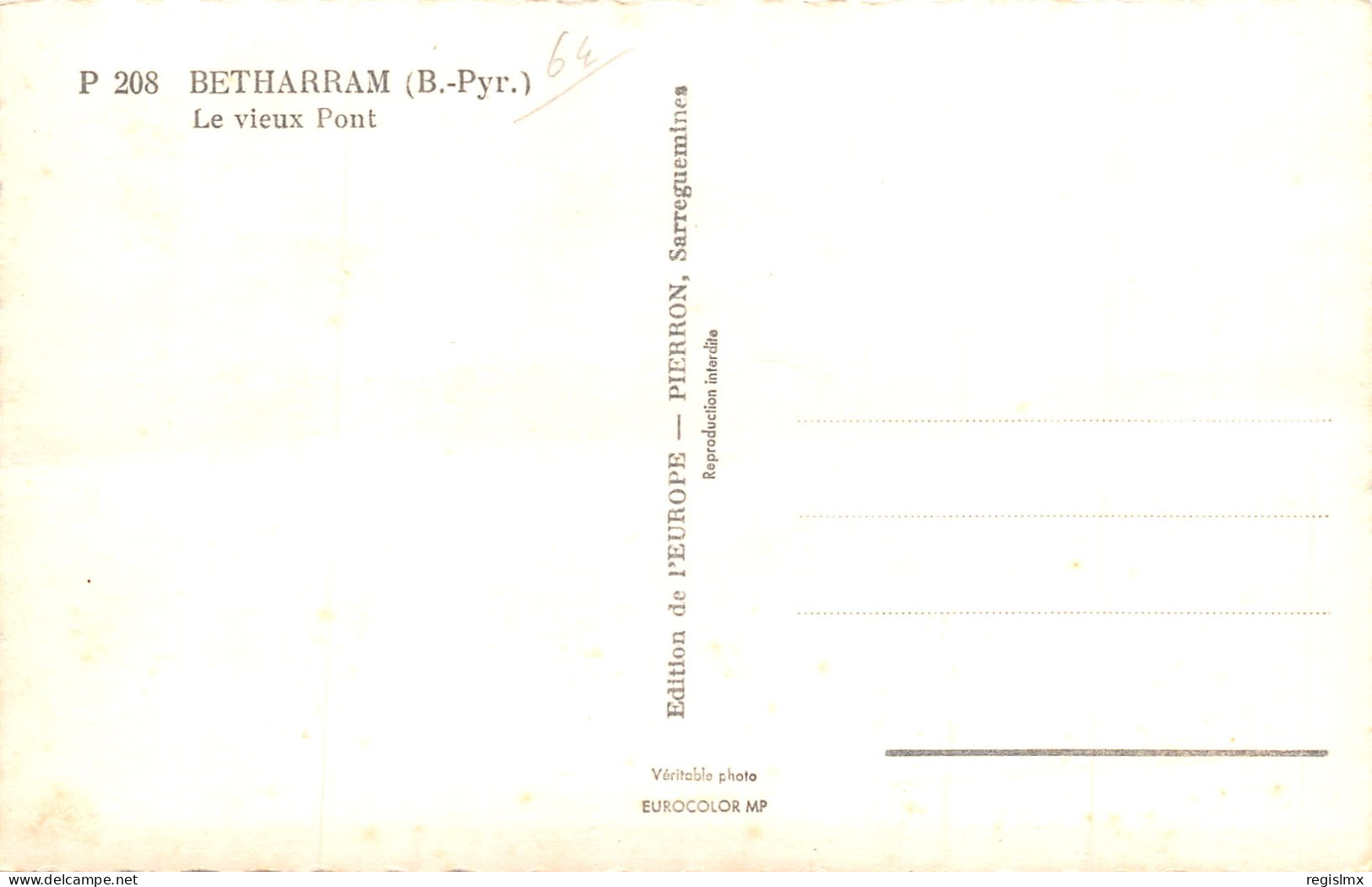 64-BETHARRAM-N°2033-B/0109 - Lestelle-Bétharram