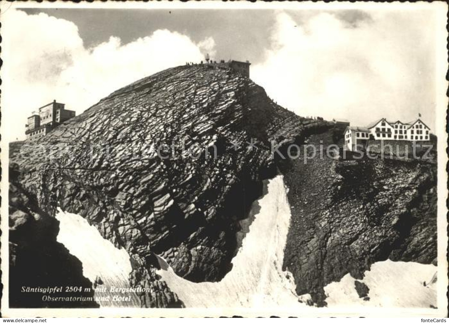 11878792 Saentis AR Gipfel Bergstation Observatorium Hotel Saentis AR - Altri & Non Classificati