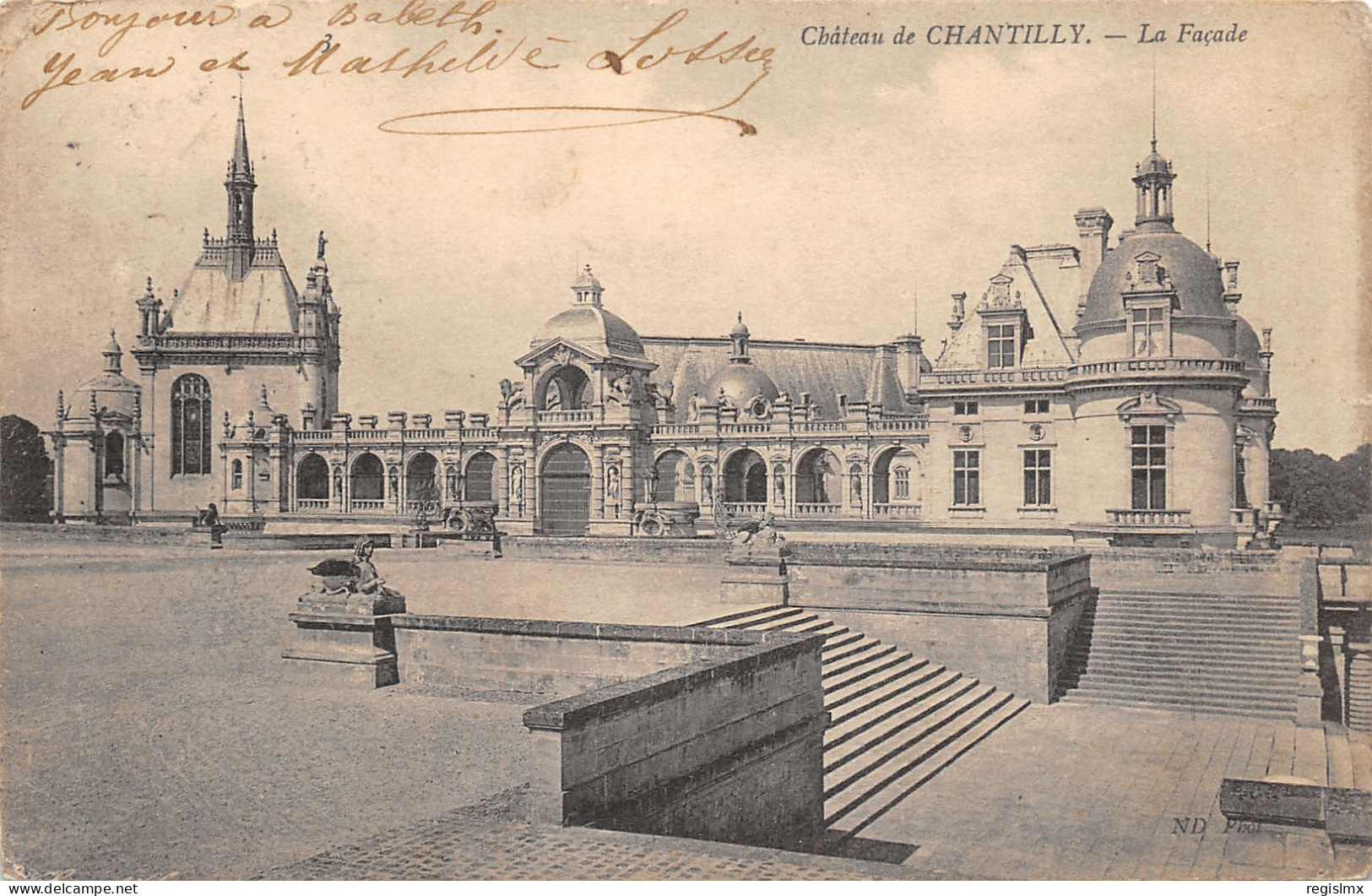 60-CHANTILLY-LE CHÂTEAU-N°2033-D/0361 - Chantilly
