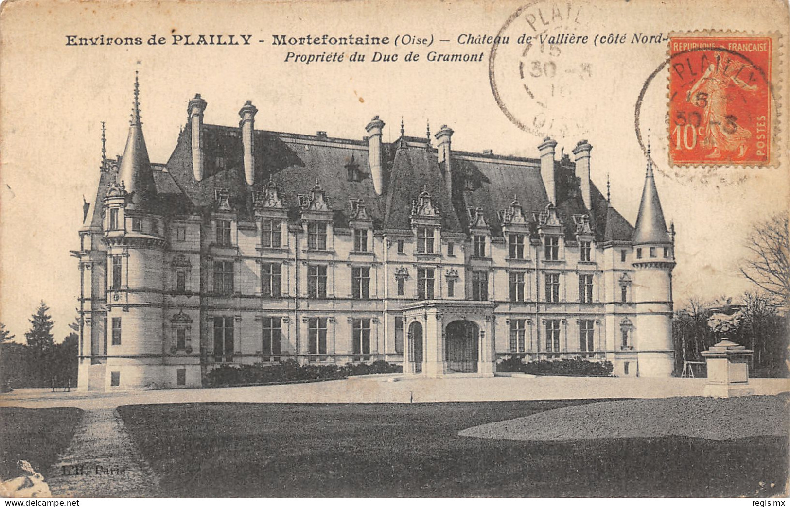 60-MORTEFONTAINE-CHÂTEAU DE VALLIERE-N°2034-A/0269 - Other & Unclassified