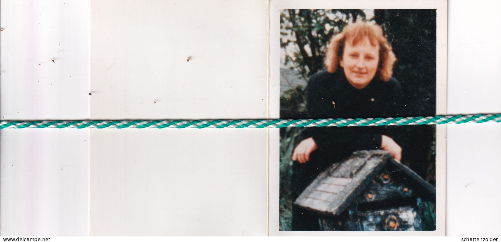 Hilde Van Den Berge, Asse 1965, Jette 1995. Foto - Obituary Notices