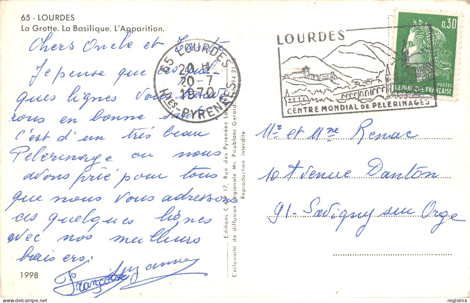 65-LOURDES-N°2033-G/0245 - Lourdes