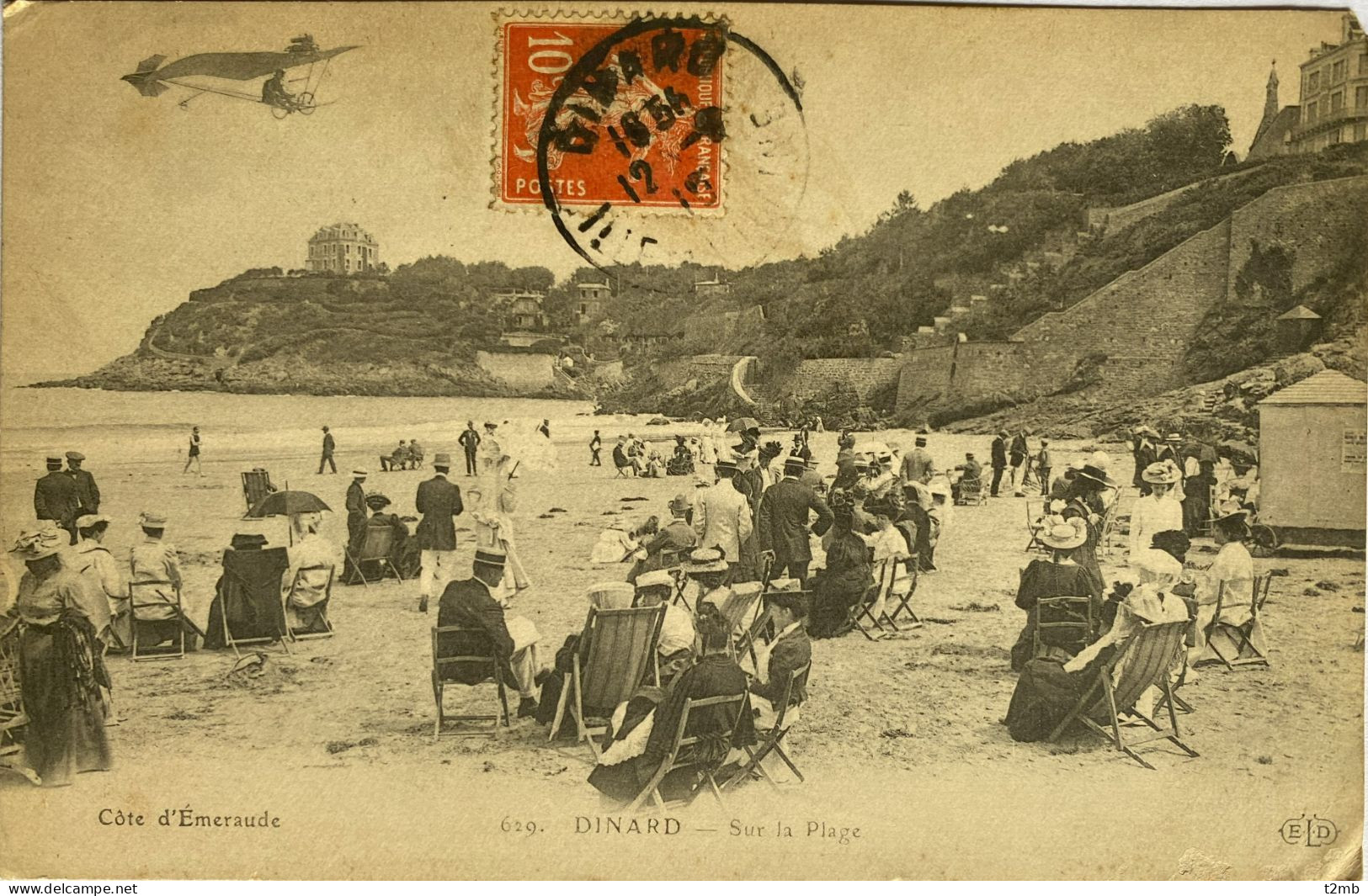 CPA DINARD (Ille Et Vilaine). Sur La Plage (n°629) - Dinard