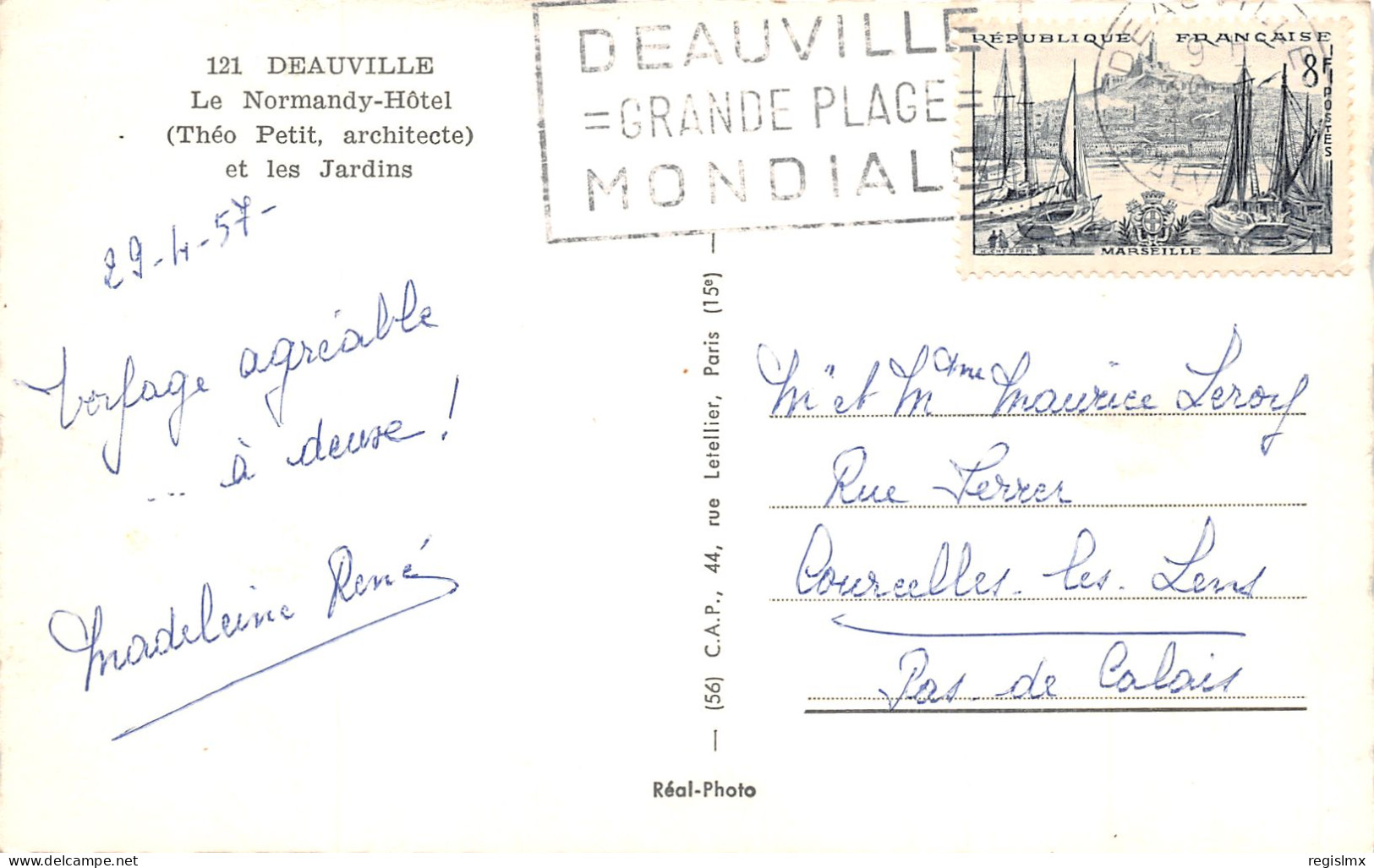 14-DEAUVILLE-N°2034-F/0287 - Deauville