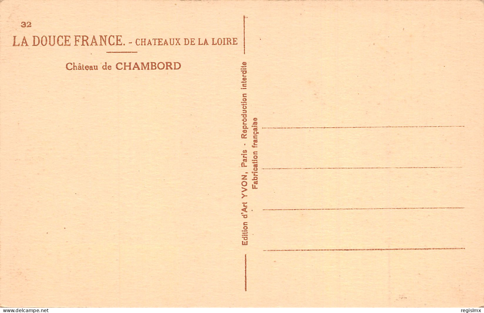 41-CHAMBORD-LE CHÂTEAU-N°2034-E/0311 - Chambord