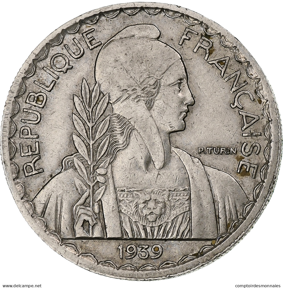 Indochine Française, 20 Centimes, 1939, Paris, Magnétique, Nickel, SUP - Other & Unclassified